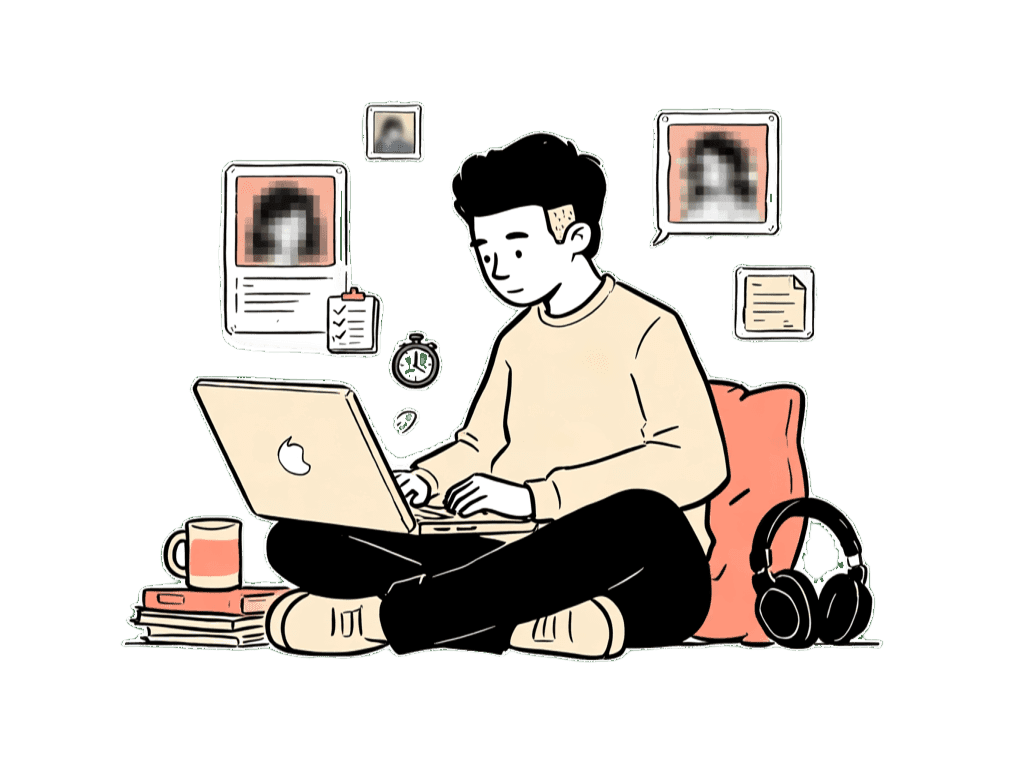 干渉しない同席感